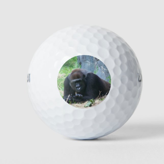 Black Gorilla Golf Balls (Front)