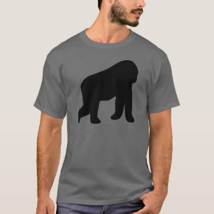 black gorilla walking monkey T-Shirt