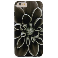 Black Gothic Dahlia Flower Floral Elegant Nature Tough iPhone 6 Plus Case