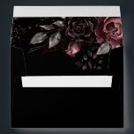 Black Gothic Dark Moody Florals Wedding Envelope<br><div class="desc">Elevate your wedding stationery with our Black Gothic Dark Moody Florals Wedding Envelope. Set the tone for your unique and romantic celebration from the very first glance. Secure your invitations in style and make a lasting impression. Get yours today and make your invitations truly stand out!</div>