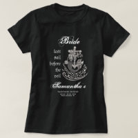 Black Gothic Mermaid Last Sail Bachelorette Party