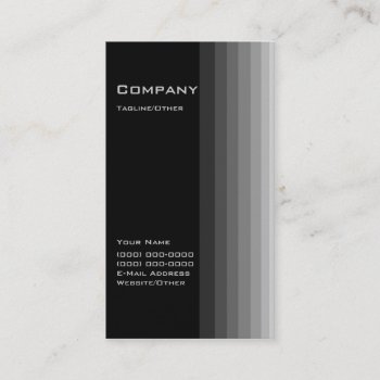 Black Gradient Business Card by pixelholicBC at Zazzle