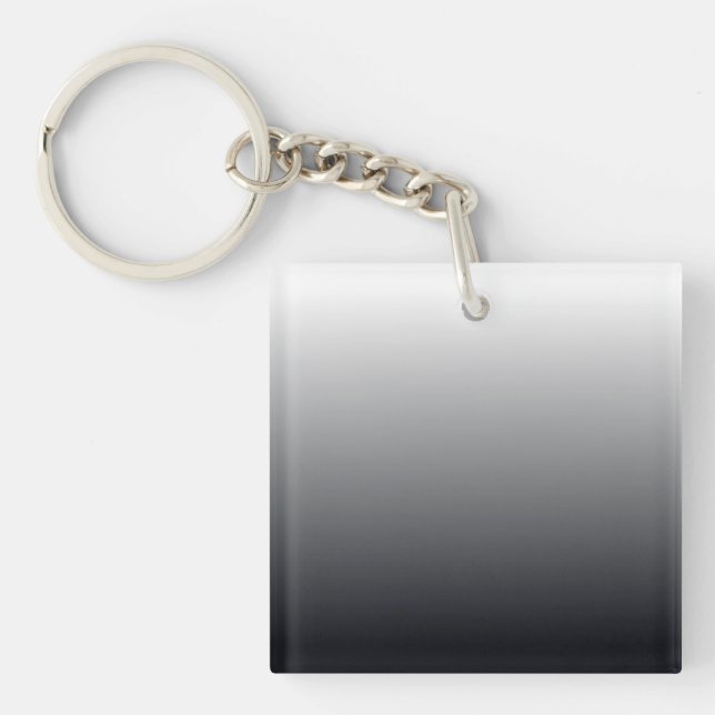 Black Gradient Keychain (Front)
