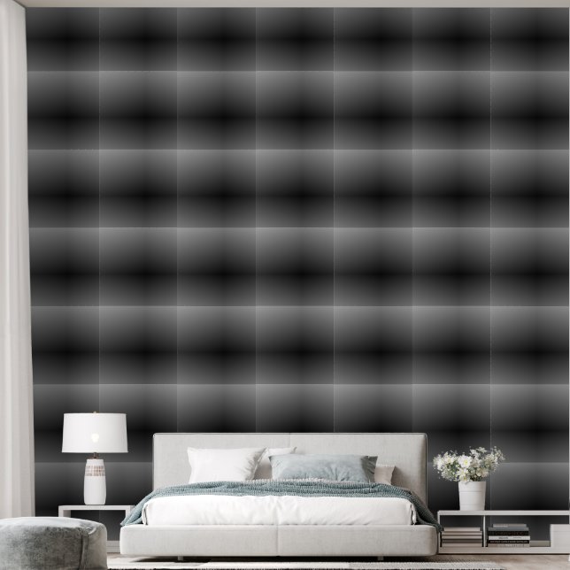 Black gradient ombre wallpaper  (Bedroom)
