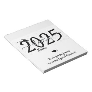 Black Graduation Candy Bar Wraps Party Favor Notepad