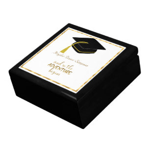 Black Graduation Cap Gift Box