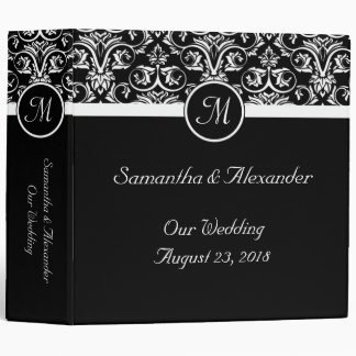 Black Grand Insignia Monogram Binder
