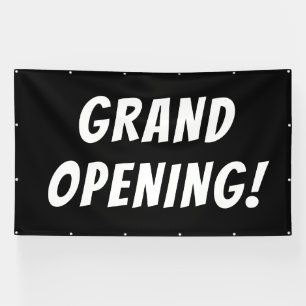 Black Grand Opening! Banner