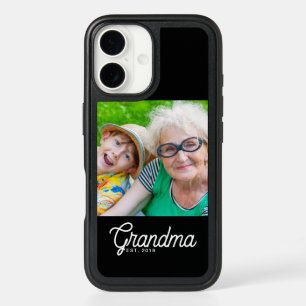 Black Grandma Established Script Photo iPhone 16 Case