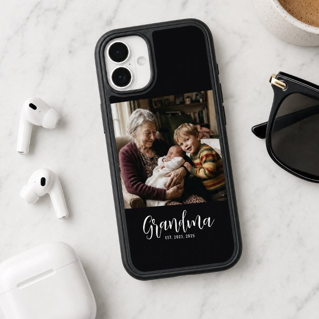 Black Grandma Established Script Photo Otterbox iPhone Case (Creator Uploaded)