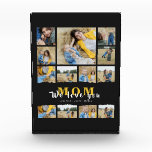 Black grandma Mom  photo collage mothers day gift<br><div class="desc">For the Best grandmother and Mom gifts, Modern trendy Instagram family photo collage with your custom photos collage, with your personal message, and names for that special keepsake packed with years of memories. We love you, Mom, Grandma ... ... . DESIGN TIPS: Customize further to alter text size or font....</div>
