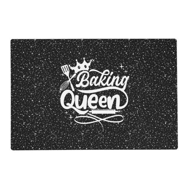 Black Granite Elegance Placemat  (Front)