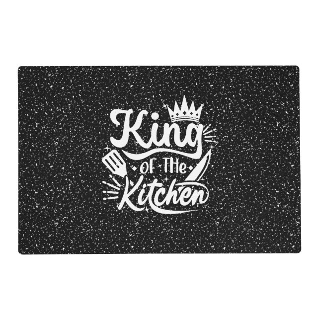 Black Granite Elegance Placemat (Front)