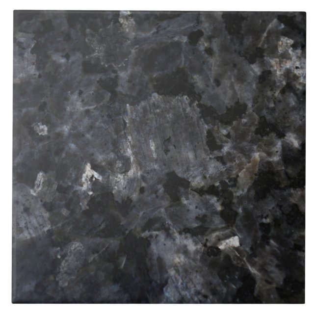 Black Granite Faux Ceramic Tile (Front)
