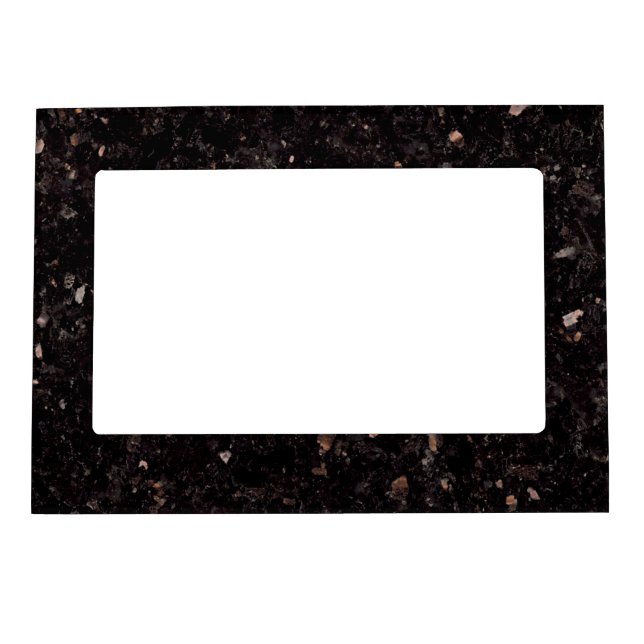 Black Granite Magnetic Picture Frame (Front)
