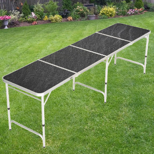 Black Granite Stone  Beer Pong Table