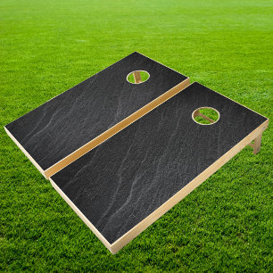 Black Granite Stone  Cornhole Set