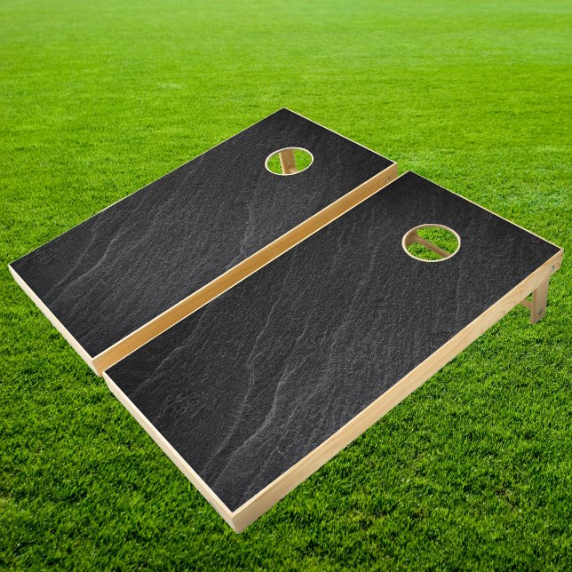 Black Granite Stone  Cornhole Set (Creator Uploaded)