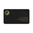 Black Granite Texture Faux Gold Line Founder CEO