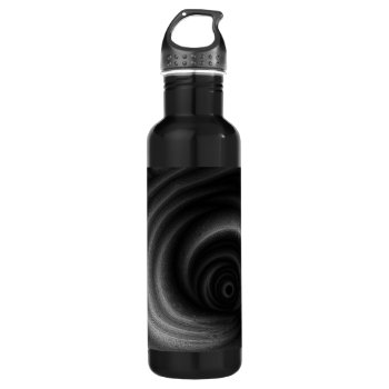 Black Gravity Water Bottle by DeepFlux at Zazzle