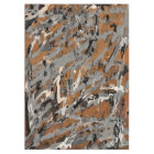 Black, Gray and Caramel Abstract