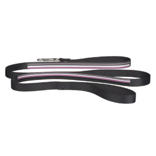 Black, Gray and White Stripes Pet Leash