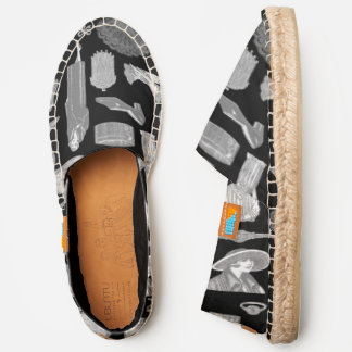 black gray art deco 1920s flapper glamour feminine espadrilles