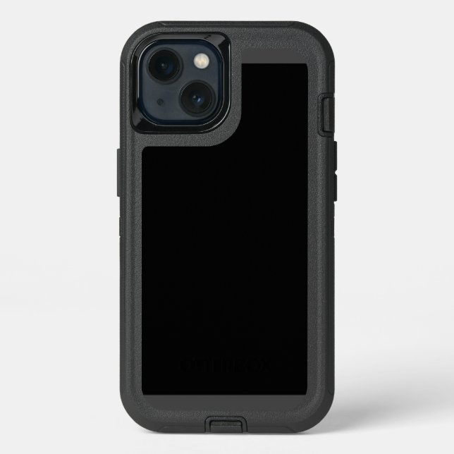 Black Gray Border  Otterbox iPhone Case (Back)