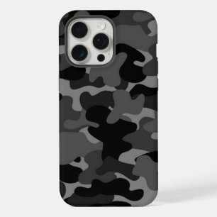 Black Gray Camo iPhone 15 Pro Max Case