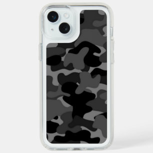 Black Gray Camo iPhone 15 Plus Case