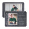 Black/Gray Chalkboard -3x5 Graduation Announcement