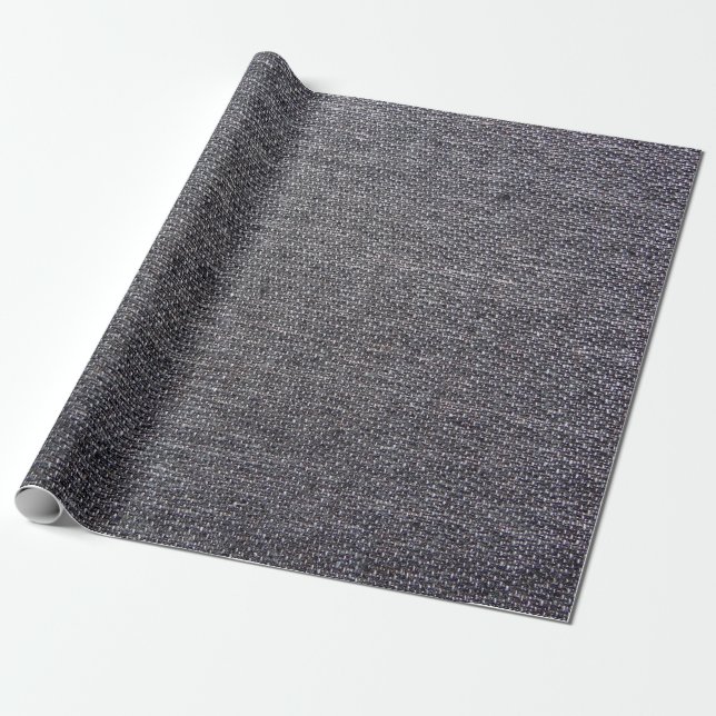 black gray cloth wrapping paper (Unrolled)