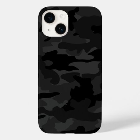 Black & Gray Cool Camo Camouflage Pattern Durable Case-mate Iphone