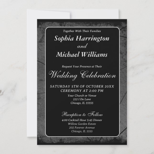 Black Gray Elegant Modern Art Template Digital (Front)