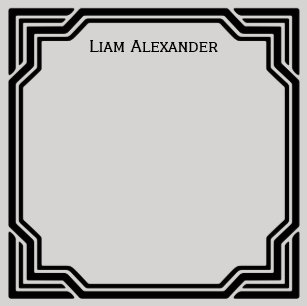 Simple Gray Borders Post It Notes Zazzle