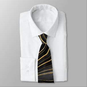 Black & Gray Gold Men's Neckties