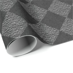 Black & Gray Gothic Wrapping Paper | Zazzle