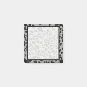 "Black & Gray Leopard" 3x3 Post-it Notes