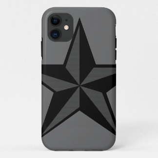 Black & Gray Nautical Star iPhone 5 Case