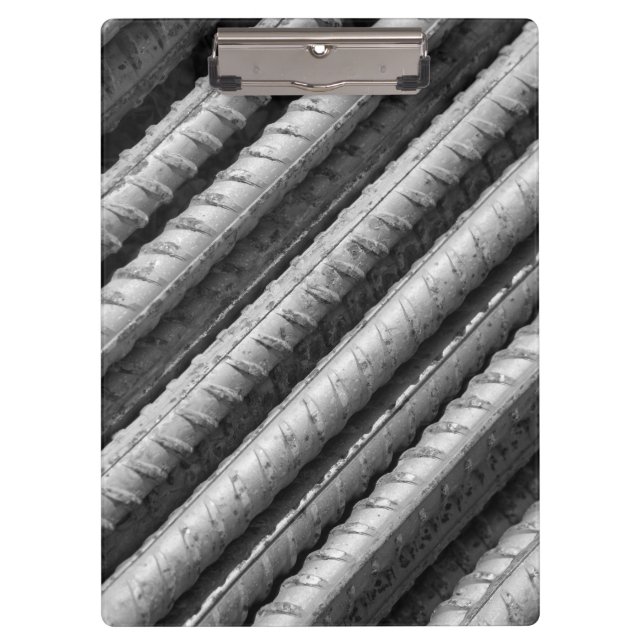 Black & Gray Rebar Clipboard (Front)