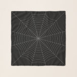 Black gray spider web Halloween pattern Scarf<br><div class="desc">Black grey spider web Halloween elegant cool fun pattern. 
Fun and cool unisex look for kids and adults. Spooky Halloween cobweb design on custom black. 
, black,  halloween,  spiderweb,  cobweb,  scary,  horror,  spooky,  creepy,  gothic, decoration, 
 net, line,  design,  art,  ,  fear,  dark,  web, </div>