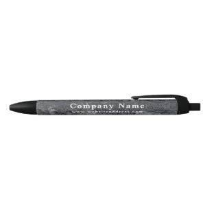 Black & Gray Vintage Patterned Company/Event Pen
