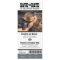 Black Gray Wedding Save the Date Football Ticket