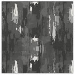 Black / Gray / White Abstract Paint Fabric