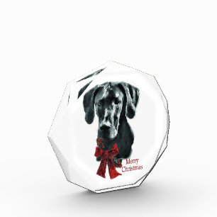 Black Great Dane Christmas Award