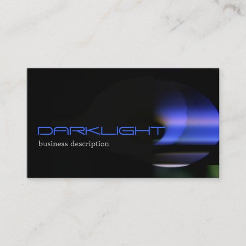 Black-Green-Blue Abstract Modern Generic Business Card