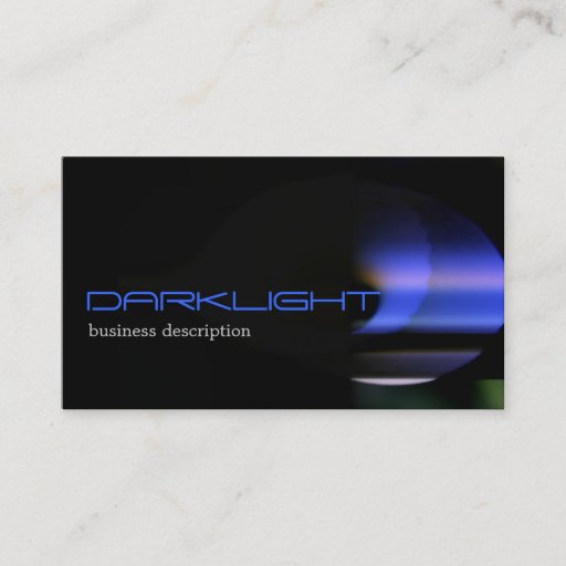 Customizable Black-Green-Blue Abstract Modern Generic Business Card