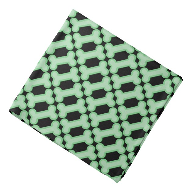 green dog bandana