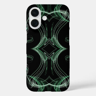Black & Green  Fractal phone Case