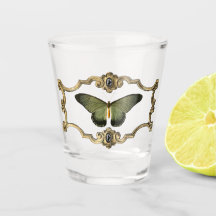 Black & Green Gothic Butterfly
